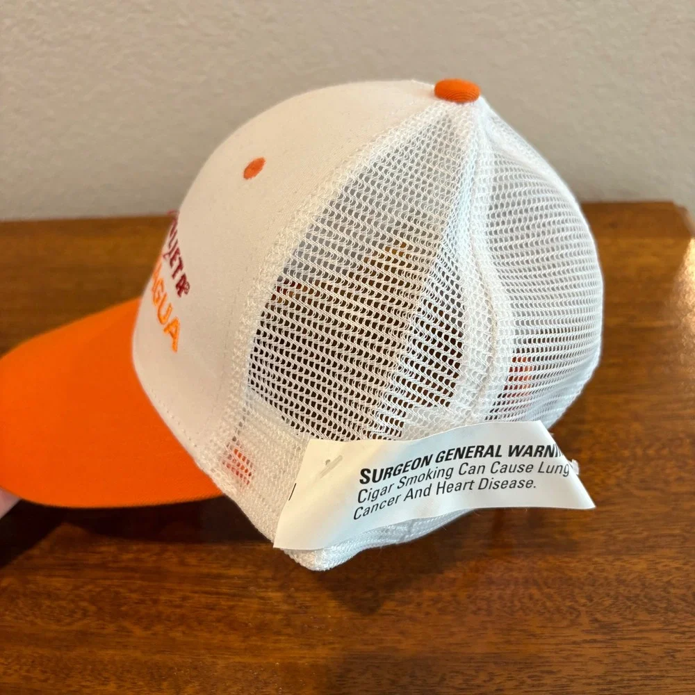 Romeo y Julieta 1875 Nicaragua Trucker Hat‎ Orange White Mesh Snapback Cigar